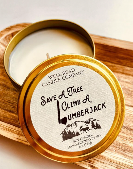 Lumberjack Candle